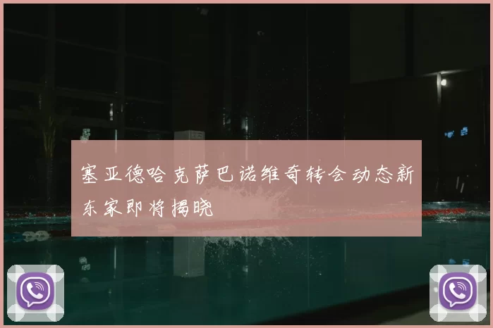 塞亚德哈克萨巴诺维奇转会动态新东家即将揭晓